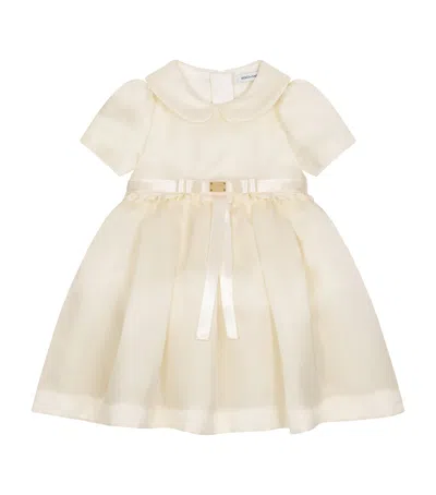 Dolce & Gabbana Kids' Silk-blend Dress And Bloomers Set