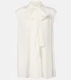 Dolce & Gabbana Silk-blend Top In White