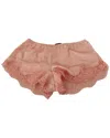 Dolce & Gabbana Pink Floral Lace Lingerie Underwear In Pink