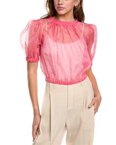 Dolce & Gabbana Silk Blouse In Pink