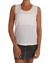 Dolce & Gabbana Elegant Sleeveless White Silk Blouse Top In White