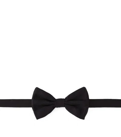 Dolce & Gabbana Silk Bow Tie Accessories In Black