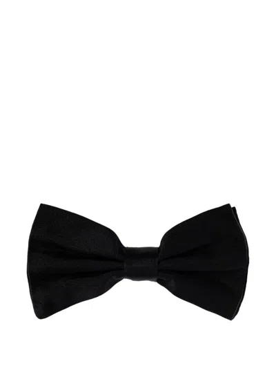 Dolce & Gabbana Silk Bow Tie Accessories In Black