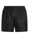 Dolce & Gabbana Silk Boxers In Black