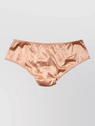 Dolce & Gabbana Silk Briefs In Pink