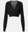 Dolce & Gabbana Silk Cardigan In Black