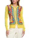 Dolce & Gabbana Woman Cardigan Yellow Size 4 Silk In Yellow