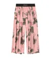Dolce & Gabbana Silk Chiffon Floral Trousers