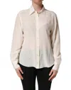 Dolce & Gabbana Silk Collared Blouse In White