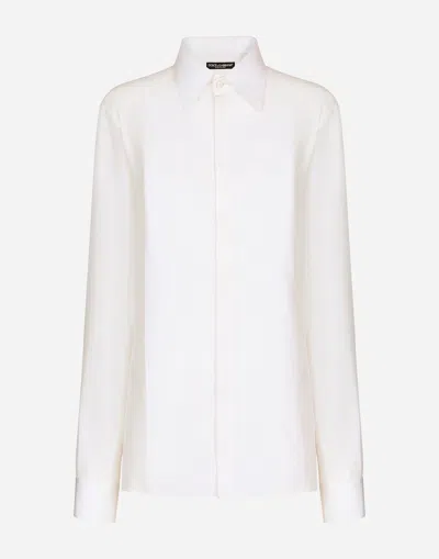 DOLCE & GABBANA SILK CREPE DE CHINE SHIRT