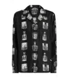 Dolce & Gabbana Dolce&gabbana Liquor Print Silk Twill Camp Shirt