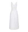 Dolce & Gabbana Shirred-panel Silk Midi Dress