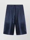 Dolce & Gabbana Silk Drawstring Shorts Side Stripe