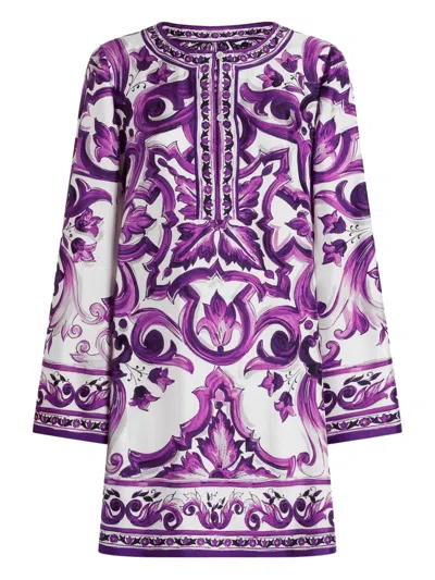 DOLCE & GABBANA SILK DRESS