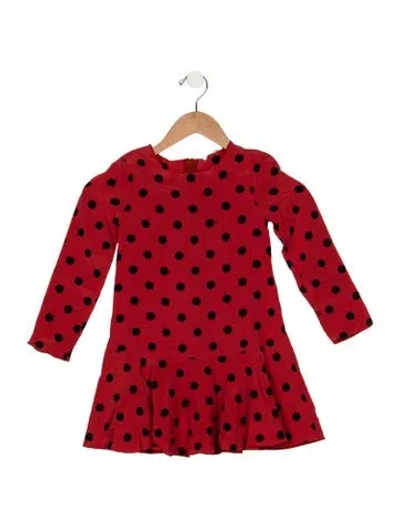 Pre-owned Dolce & Gabbana Babies' Silk Dress In Black/red