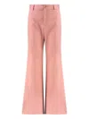 Dolce & Gabbana Belt Loop Casual Pants In Pink