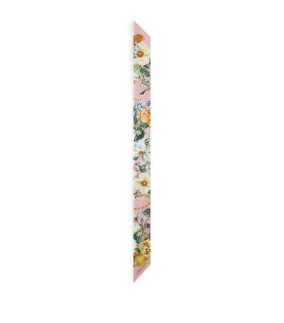 DOLCE & GABBANA SILK FLORAL FOULARD