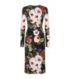 Dolce & Gabbana Silk Floral Print Dress