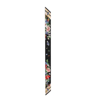 Dolce & Gabbana Silk Floral Print Headscarf
