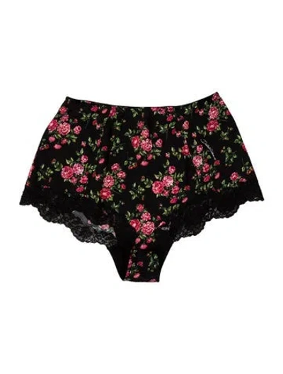 Pre-owned Dolce & Gabbana Silk Floral Print Lounge Set W/ Tags In Multicolor