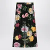 Dolce & Gabbana Peony And Roses Print Pants In Red