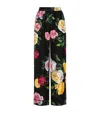Dolce & Gabbana Peony And Roses Print Pants