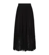 Dolce & Gabbana Silk Georgette Midi Skirt