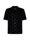 DOLCE & GABBANA DOLCE & GABBANA SILK JACQUARD BOWLING SHIRT