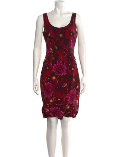 Pre-owned Dolce & Gabbana Silk Knee-length Dress In Multi