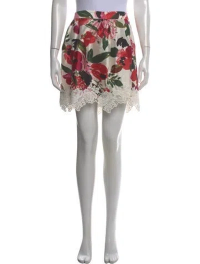 Pre-owned Dolce & Gabbana Silk Knee-length Shorts In Pink
