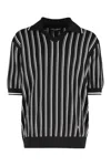 Dolce & Gabbana Silk-knit Polo Shirt