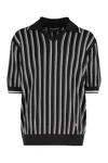 Dolce & Gabbana Silk-knit Polo Shirt