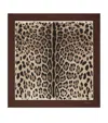 Dolce & Gabbana Silk Leopard Print Scarf