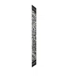 Dolce & Gabbana Silk Leopard Print Skinny Scarf