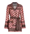 Dolce & Gabbana Silk Shirt With Collared Neck And Long Sleeves