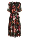 Dolce & Gabbana Silk Midi Dress