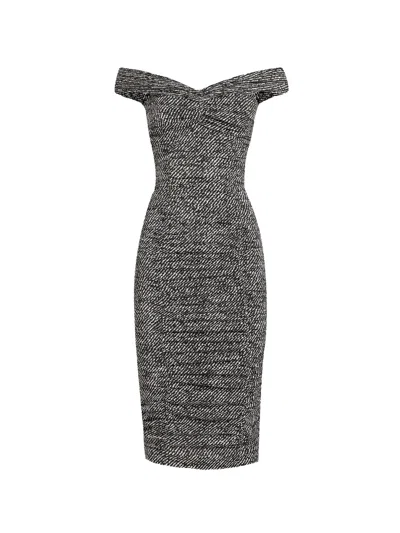Dolce & Gabbana Silk Midi Dress In Green