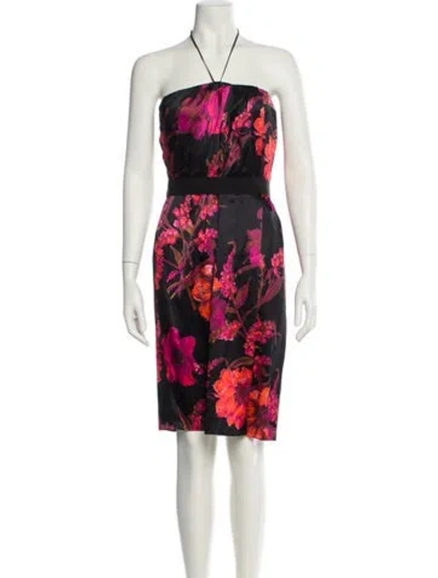 Pre-owned Dolce & Gabbana Silk Mini Dress In Multi