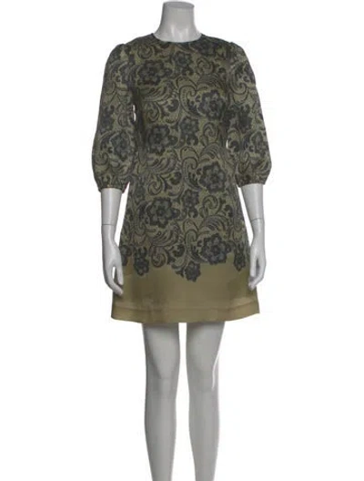 Pre-owned Dolce & Gabbana Silk Mini Dress In Multi