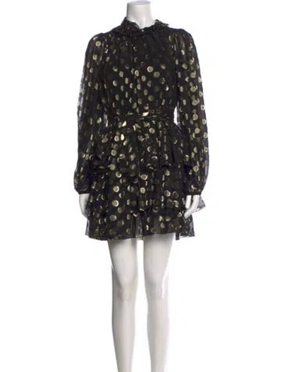 Pre-owned Dolce & Gabbana Silk Mini Dress W/ Tags In Multi