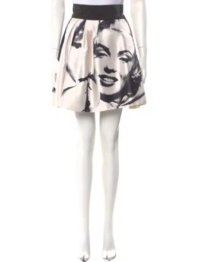 Pre-owned Dolce & Gabbana Silk Mini Skirt