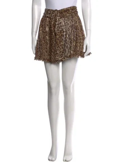 Pre-owned Dolce & Gabbana Silk Mini Skirt