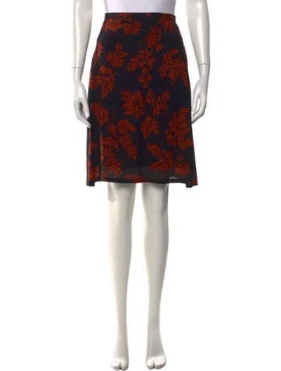 Pre-owned Dolce & Gabbana Silk Mini Skirt In Black