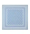 Dolce & Gabbana Silk Twill Foulard With All-over Dg Logo Print (90x90) In Multi
