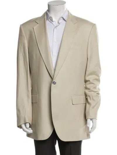 Pre-owned Dolce & Gabbana Silk Overcoat In Neutral
