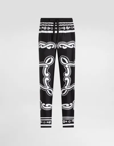 DOLCE & GABBANA SILK PAJAMA PANTS
