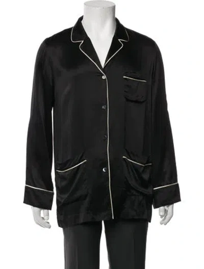 Pre-owned Dolce & Gabbana Silk Pajama Set In Grey
