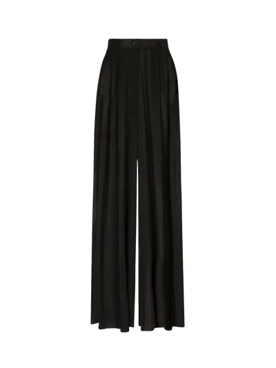 DOLCE & GABBANA SILK PANTS