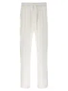 Dolce & Gabbana Silk Trousers With Back Pocket And Side Stripe