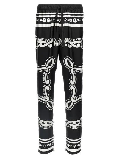 DOLCE & GABBANA SILK PANTS